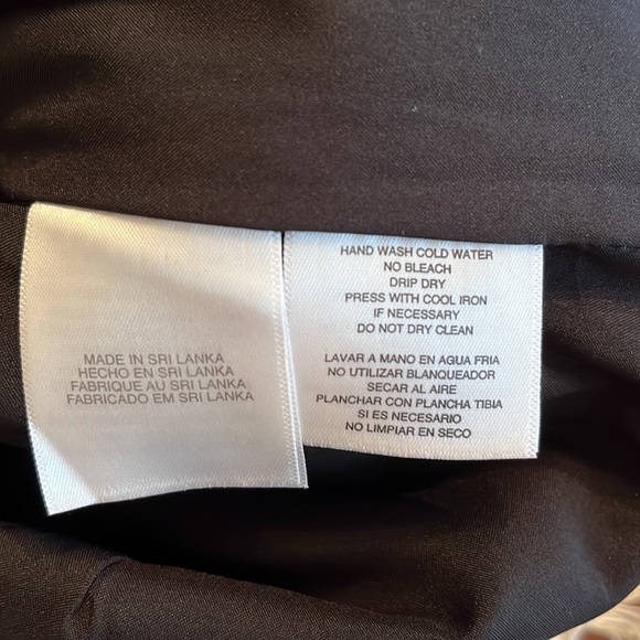 Anne Klein Dress Size 8 in EUC Black and White - Picture 6 of 6